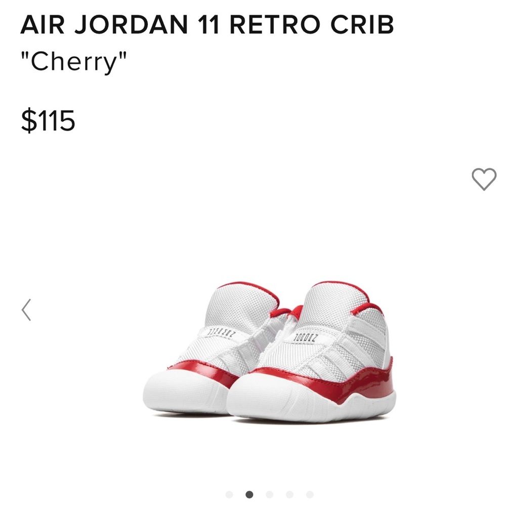 Jordan Retro 11 Crib Bootie